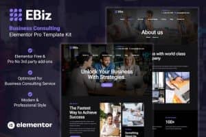 Ebiz – Corporate Business Elementor Pro Template Kit