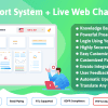 Support System-Live Web Chat & Client Desk & Ticket Help Desk