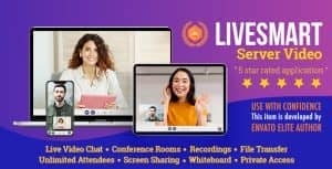 LiveSmart Server Video – Online Conference and Streaming, Live AI