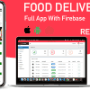 ionic 5 food delivery full (Android + iOS + Admin Panel PWA) app with firebase