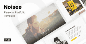 Noisee – Personal Portfolio HTML Template