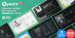 RyanCV – Personal Portfolio Resume Theme