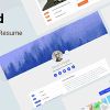mCard – CV Resume HTML Template