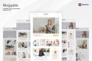 Bloggable – Modern Blog Elementor Template Kit