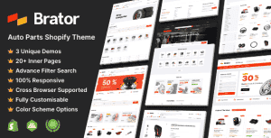 Brator – Auto Parts Shopify Theme