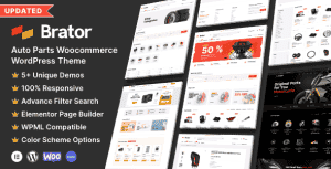 Brator – Auto Parts WooCommerce WordPress Theme