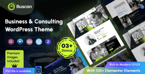 Buscon – Business Consulting WordPress Theme