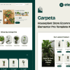 Carpeta – Houseplant Store Ecommerce Elementor Pro Template Kit