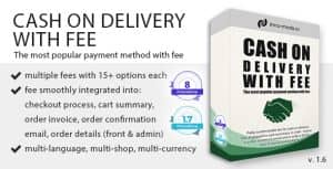 Cash On Delivery With Fee for Prestashop