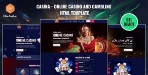 Casina – Online Casino And Gambling HTML Template