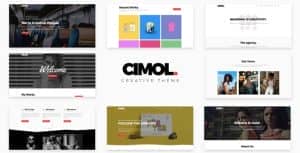 Cimol – Responsive One & Multi Page Portfolio Theme