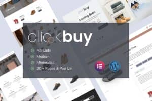 Clickbuy – Shoe Store Elementor Pro Template Kit