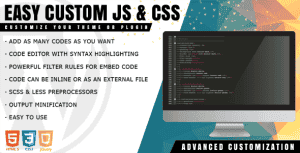 Easy Custom JS and CSS – WordPress Customization