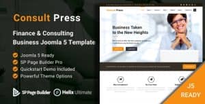 Consult Press – Finance & Consulting Business Joomla 5 Template