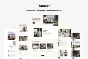Tammer – Construction & Maintenance Elementor Template kit