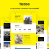 Tozee – Construction Elementor Template Kit