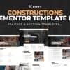 KRAFTY – Construction & Industry Elementor Template Kit
