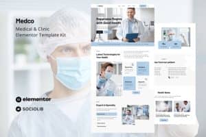 Medco – Medical Clinic & Hospital Elementor Template Kit
