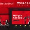 Morgan Renoud – Personal Podcast Elementor Template Kit
