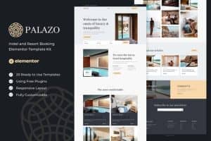 Palazo – Hotel and Resort Booking Elementor Template Kit