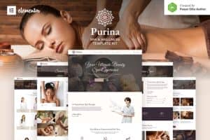 Purina – Spa & Wellness Elementor Template Kit