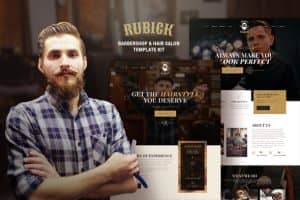 Rubick – Barbershop & Hair Salon Elementor Template Kit