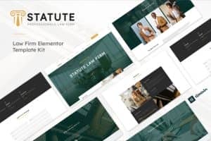 Statute – Law Firm & Attorney Elementor Template Kit