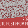 Pdfomatic Automatic Post Generator Plugin for WordPress