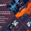 CyberSP – Cyber Security Services Elementor Template Kit