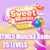 Sweet Mania HTML5 Game [ 25 levels ]
