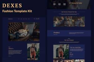 Dexes – Fashion eCommerce Elementor Template Kit