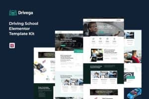 Drivega – Driving School Elementor Template Kit
