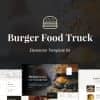 Burger Food Truck – Popup Restaurant Elementor Template Kit
