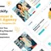 Epickify – Influencer & Talent Agency Elementor Template Kit
