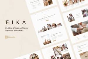 Fika – Wedding & Wedding Planner Elementor Template Kit