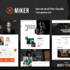 Miker – Movie & Film Studio Elementor Template Kit