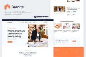 Granite – Construction & Building Company Elementor Template Kit