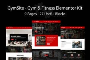 Gymsite – Gym & Fitness Elementor Template Kit