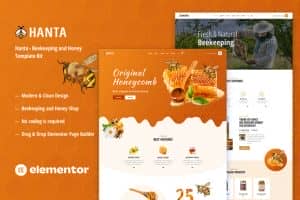 Hanta – Beekeeping & Honey Elementor Template Kit