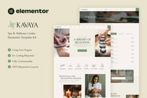 Kavaya – Spa & Wellness Center Elementor Template Kit