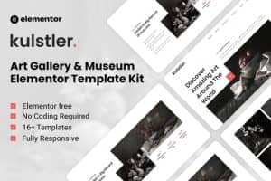 Kulstler – Art Gallery & Museum Elementor Template Kit