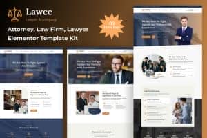 Lawce – Attorney Law Firm & Lawyer Elementor Template Kit