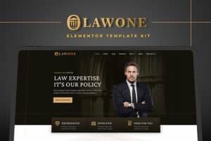 Lawone – Legal & Law Firm Elementor Template Kit