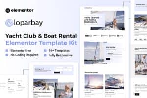 Loparbay – Yacht Club & Boat Rental Elementor Template Kit