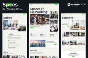 Spaces – Co-Working Elementor Pro Template Kit