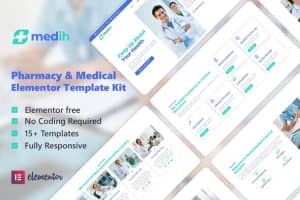 Medih – Pharmacy & Medical Elementor Template Kit