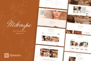 Mikrospa – Spa & Massage Elementor Template Kit