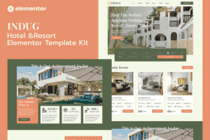 Indug – Hotel & Resort Elementor Pro Template Kit