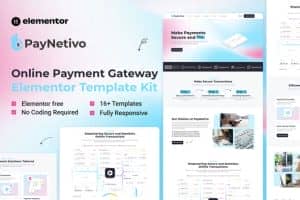 PayNetivo – Online Payment Gateway Elementor Template Kit