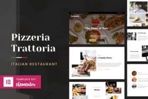 Pizzeria Trattoria – Italian Restaurant Elementor Template Kit